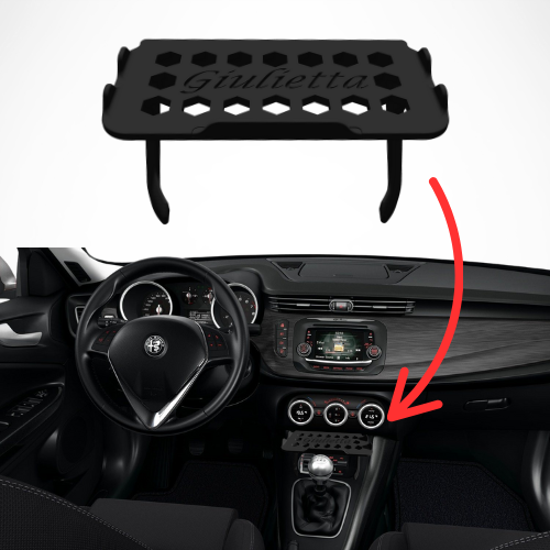 Supporto Telefono per Alfa Romeo Giulietta Porta Cellulare Auto Portaoggetti DNA