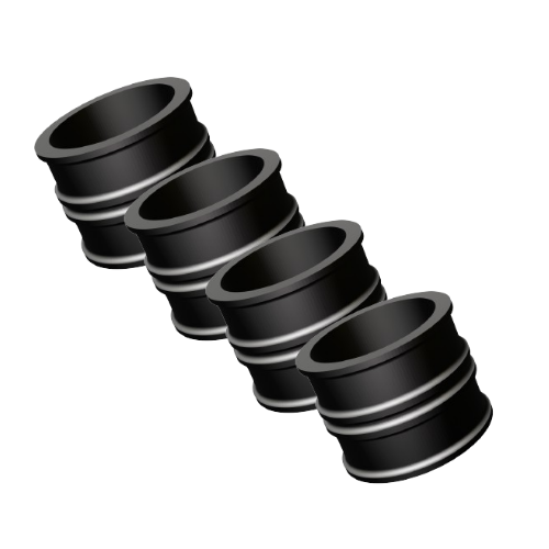 MANICOTTO COLLETTORE CONDOTTO ASPIRAZIONE ALFA ROMEO 75 - 155 - 164 (KIT DA 4)