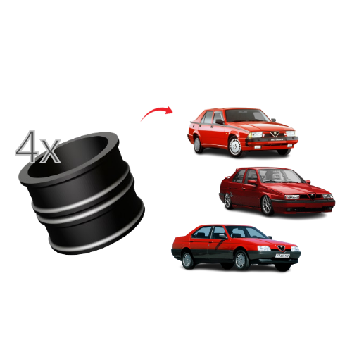 MANICOTTO COLLETTORE CONDOTTO ASPIRAZIONE ALFA ROMEO 75 - 155 - 164 (KIT DA 4)