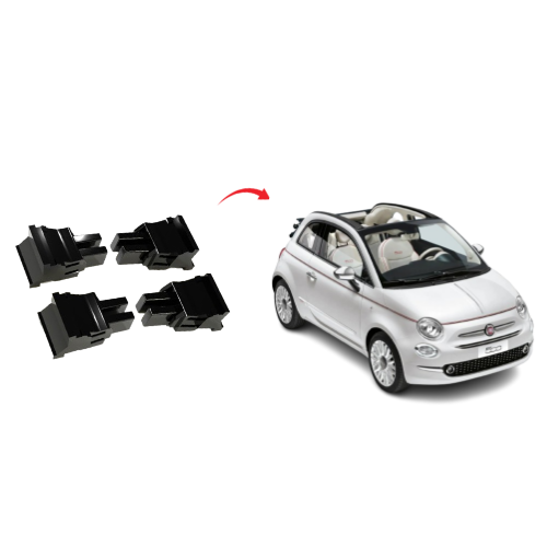 Kit Riparazione Fiat 500 Cabrio Fiat 500C Guide Capote Tettuccio Cappotta Rigido